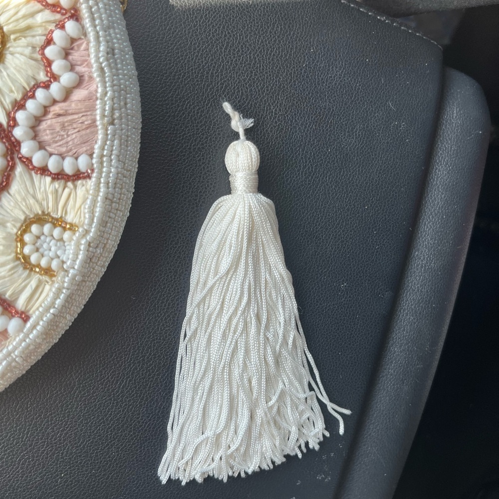 Anthropologie Under the Sea Beaded Bag - Cream - Picture 5 of 5